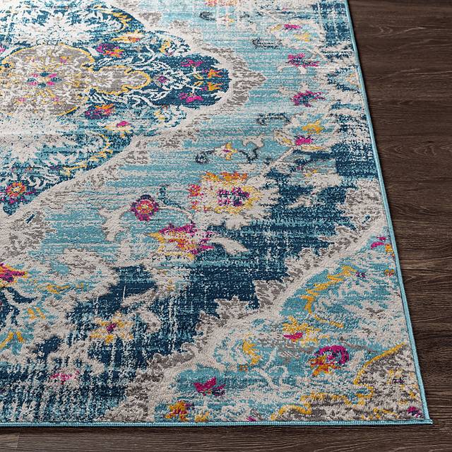Loransa I Blue 6'7 x 9' Rug - Thumbnail - Image 5