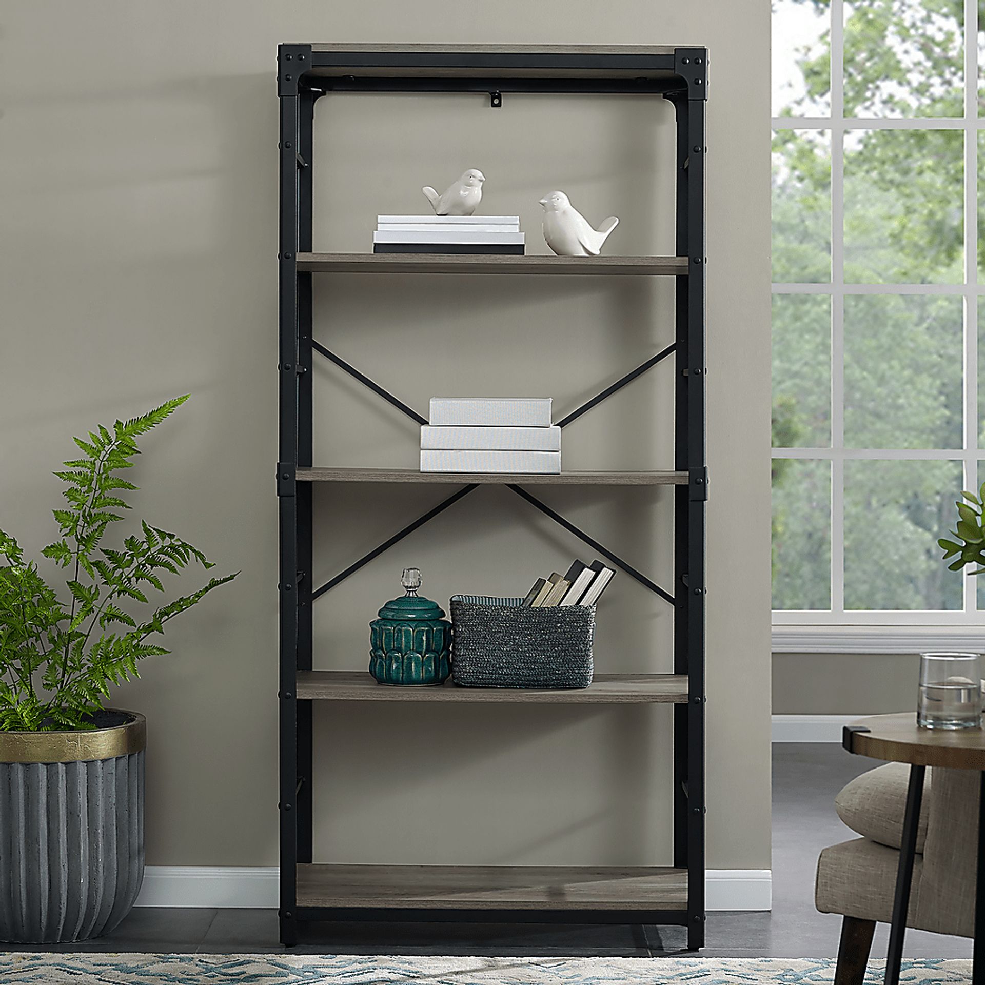 Lorcan Gray Bookcase - Image 4
