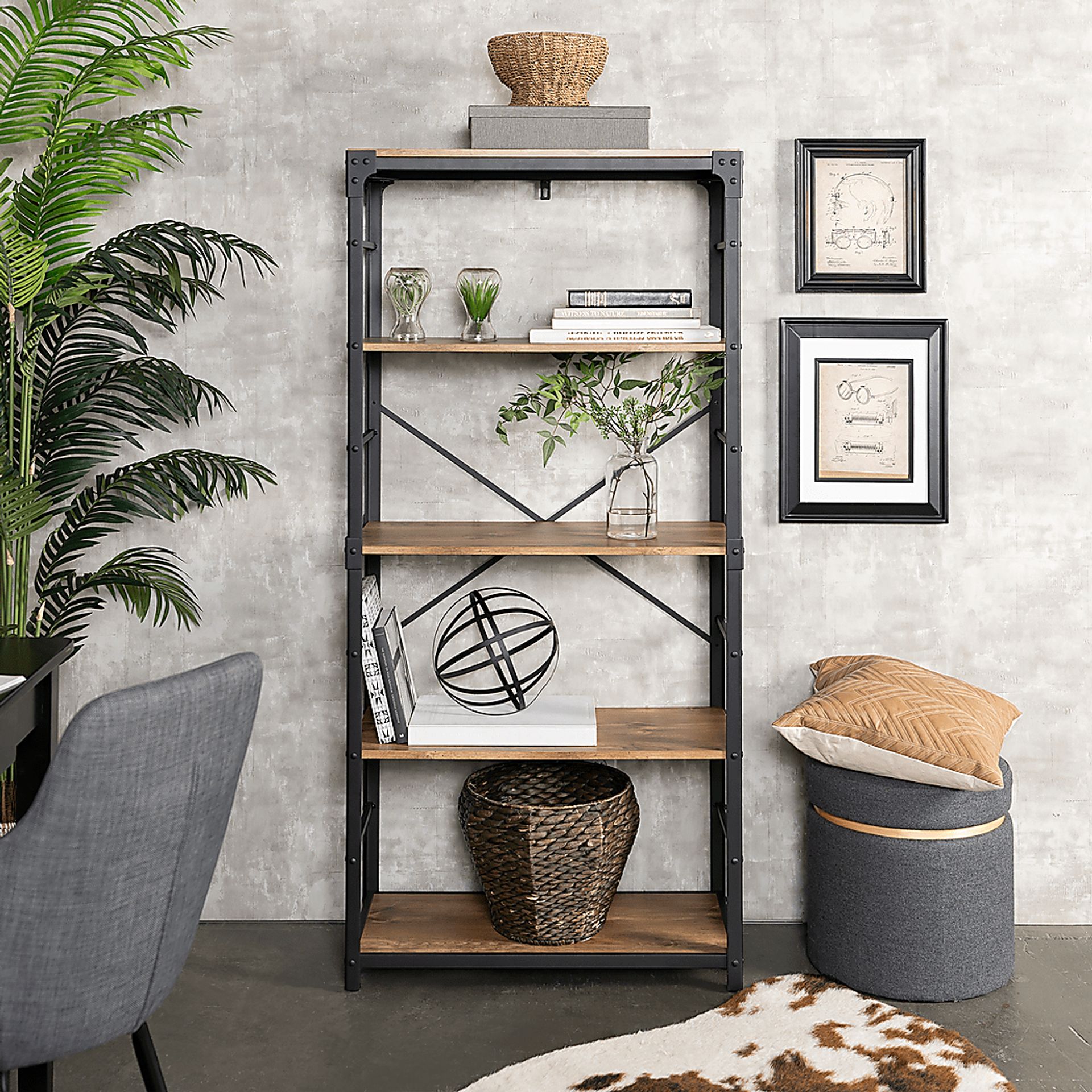 Lorcan Oak Bookcase - Image 4