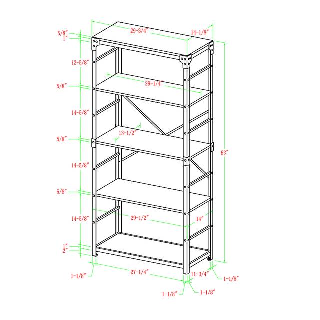 Lorcan Oak Bookcase - Thumbnail - Image 6