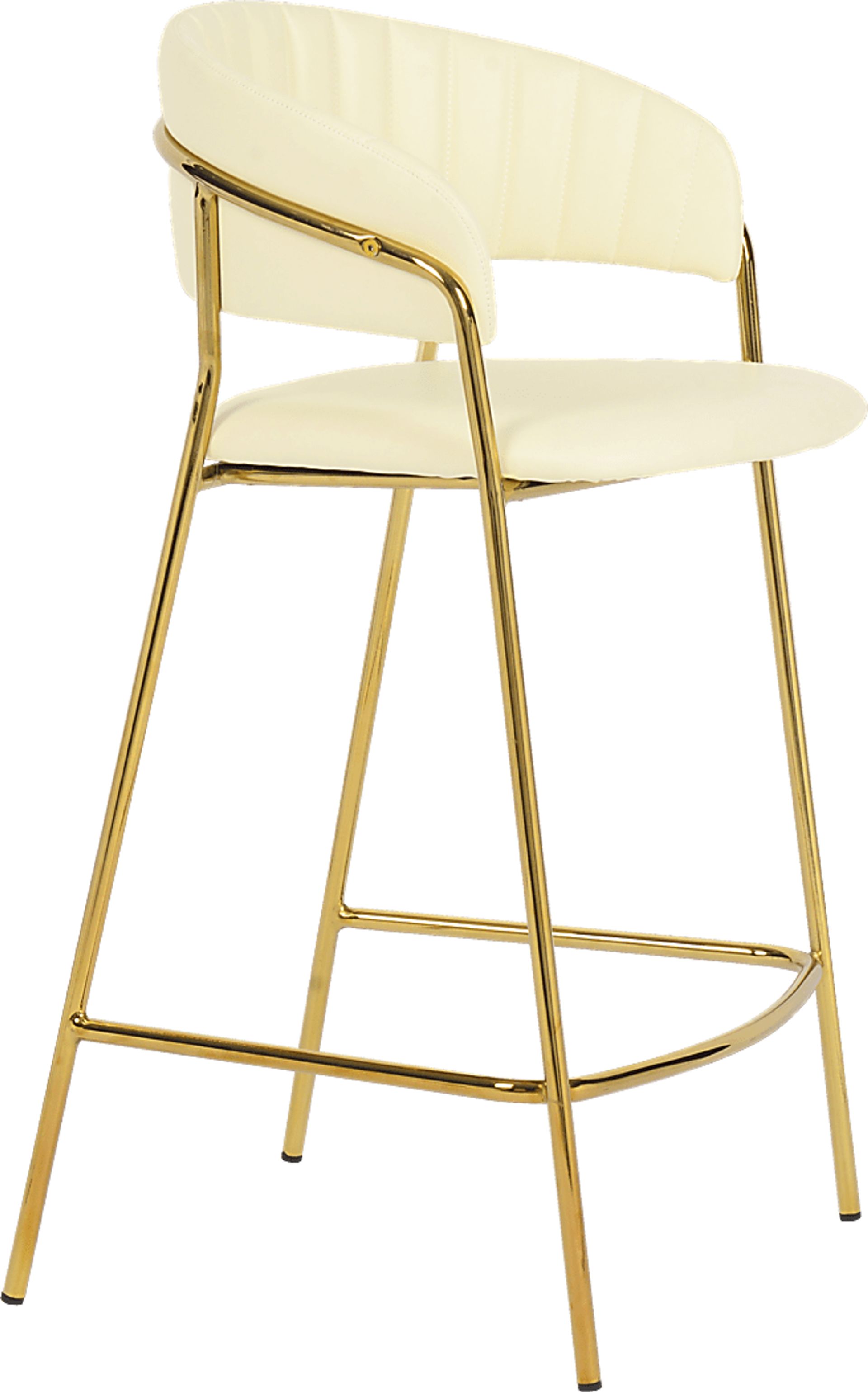 Lorean Beige Counter Height Stool, Set of 2 - Image 2