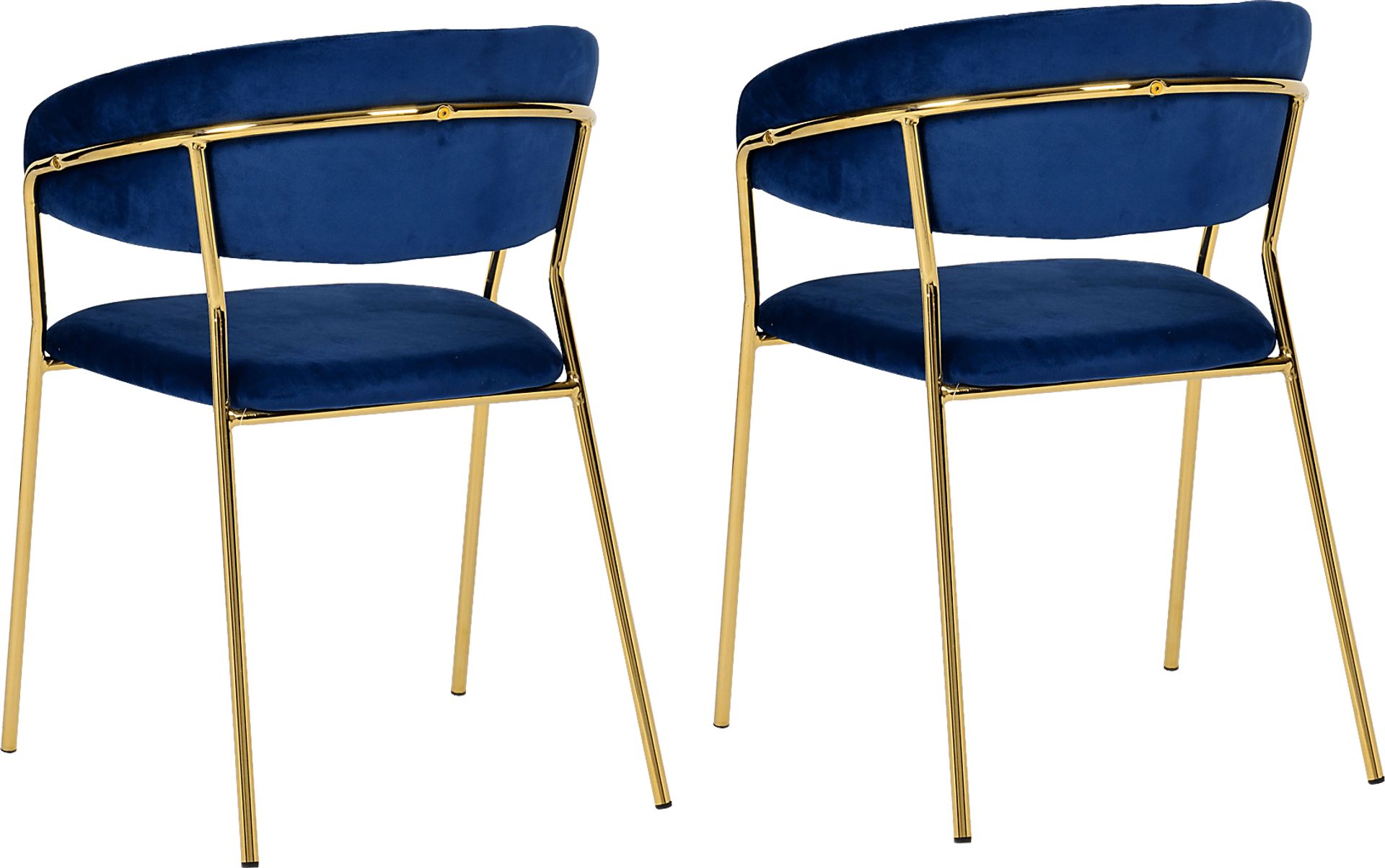 Lorean Navy Arm Chair, Set of 2 - Image 5