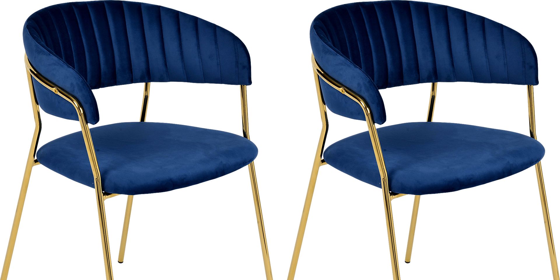 Lorean Navy Arm Chair, Set of 2 - Image 6