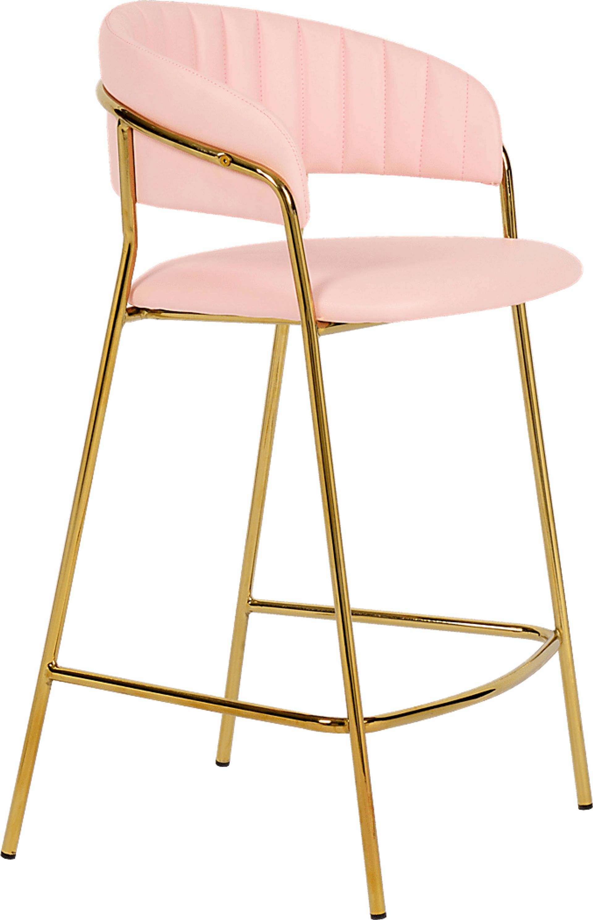 Lorean Pink Counter Height Stool, Set of 2 - Image 2