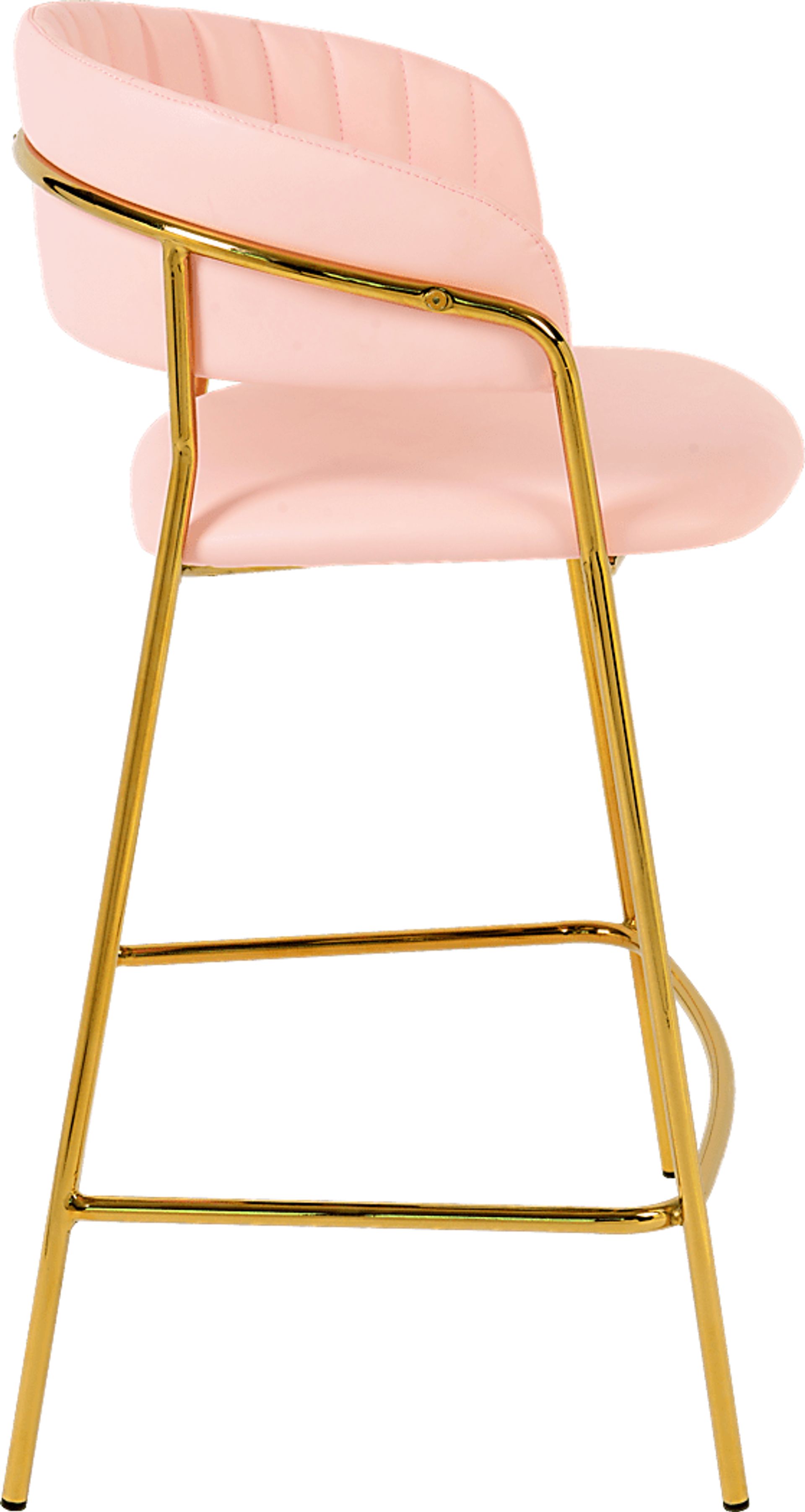 Lorean Pink Counter Height Stool, Set of 2 - Image 4