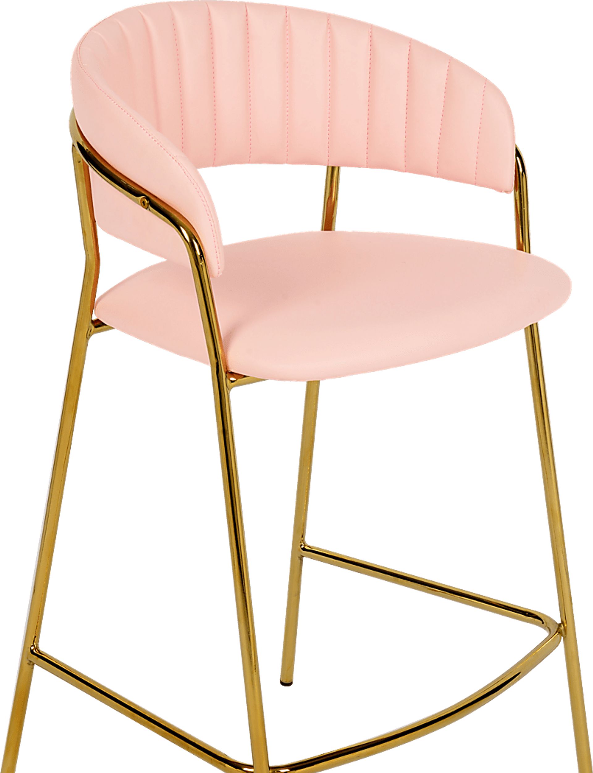 Lorean Pink Counter Height Stool, Set of 2 - Image 6