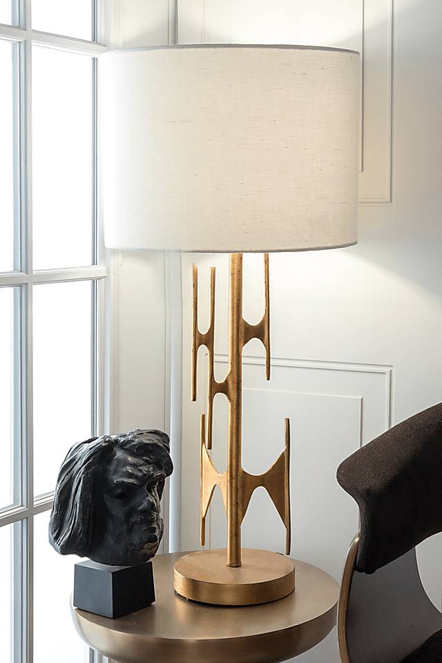 Loredell Gold Lamp - Thumbnail - Image 2
