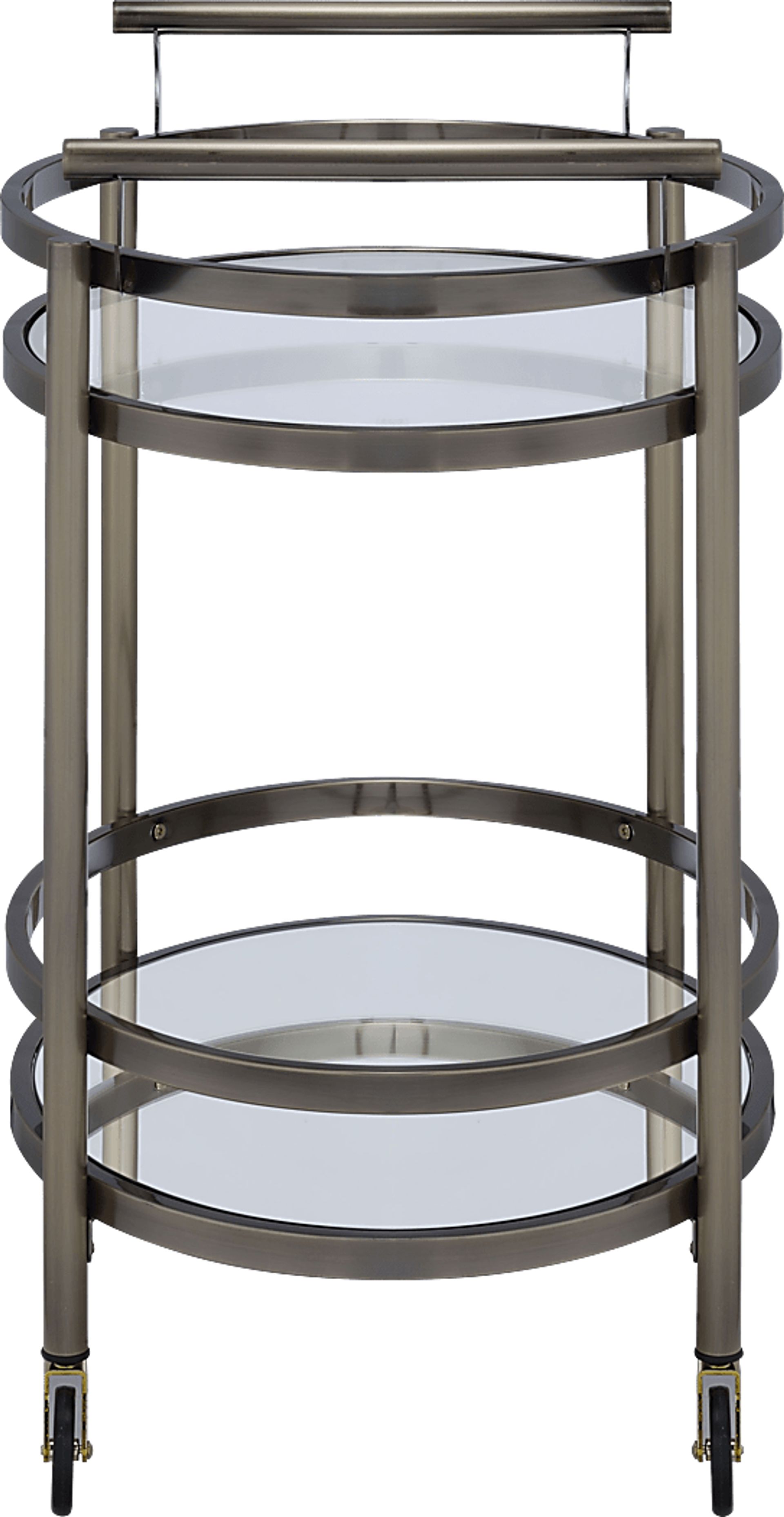 Loreen Bronze Bar Cart - Image 3