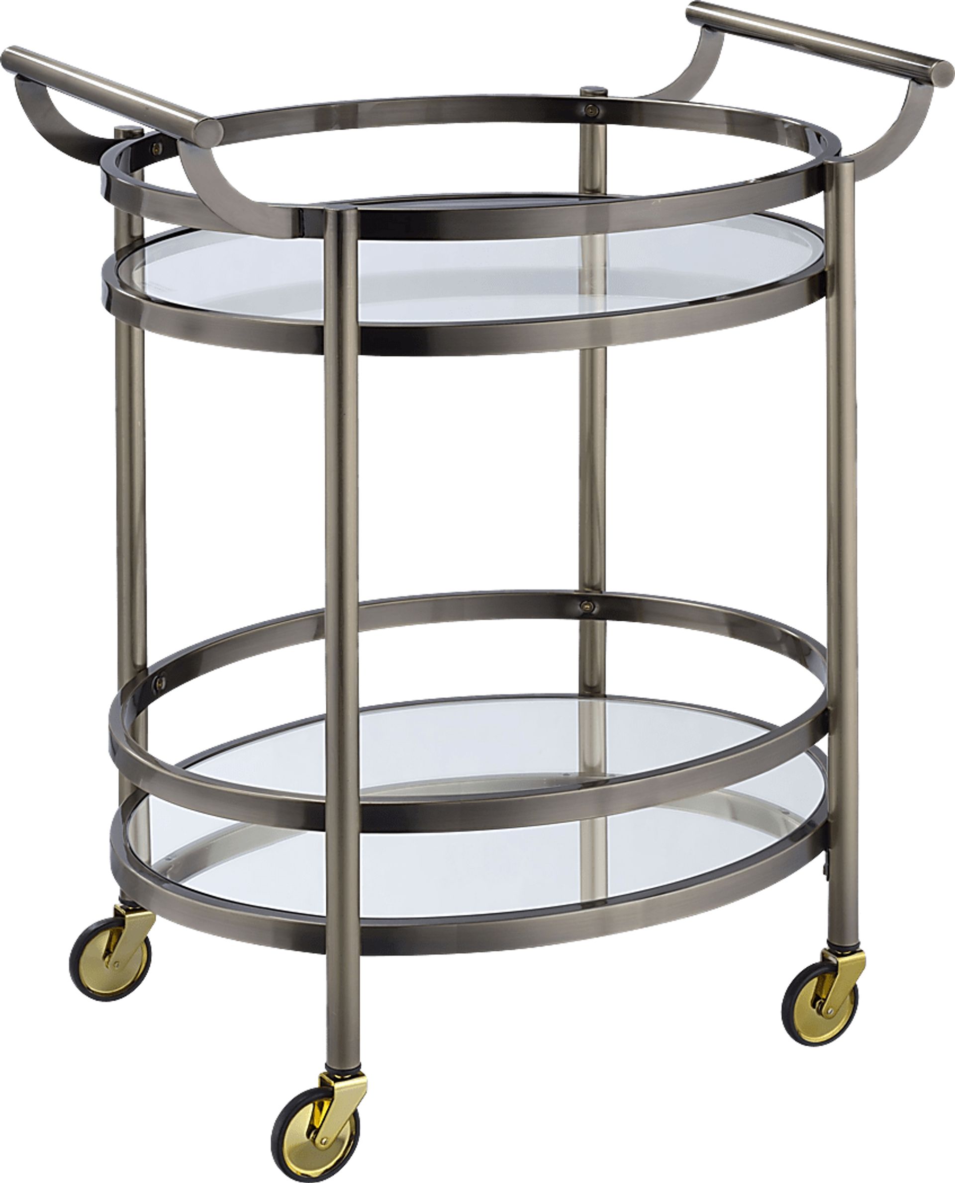 Loreen Bronze Bar Cart - Image 1