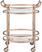Loreen Rose Gold Bar Cart