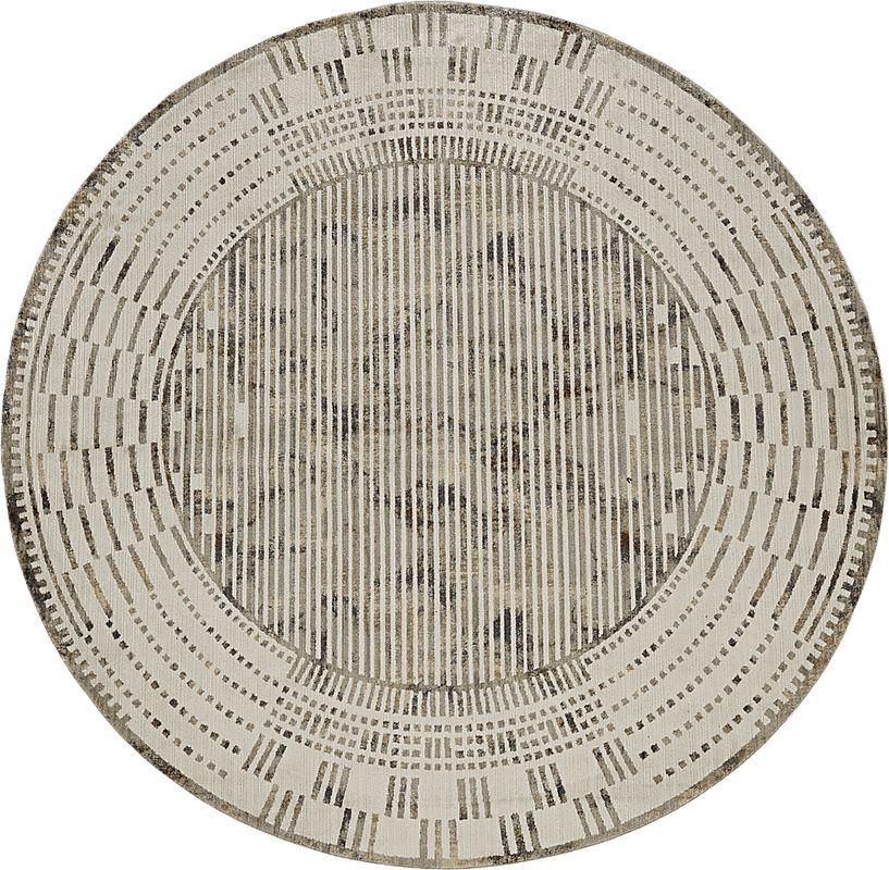 Lorelei Beige 8' Round Rug