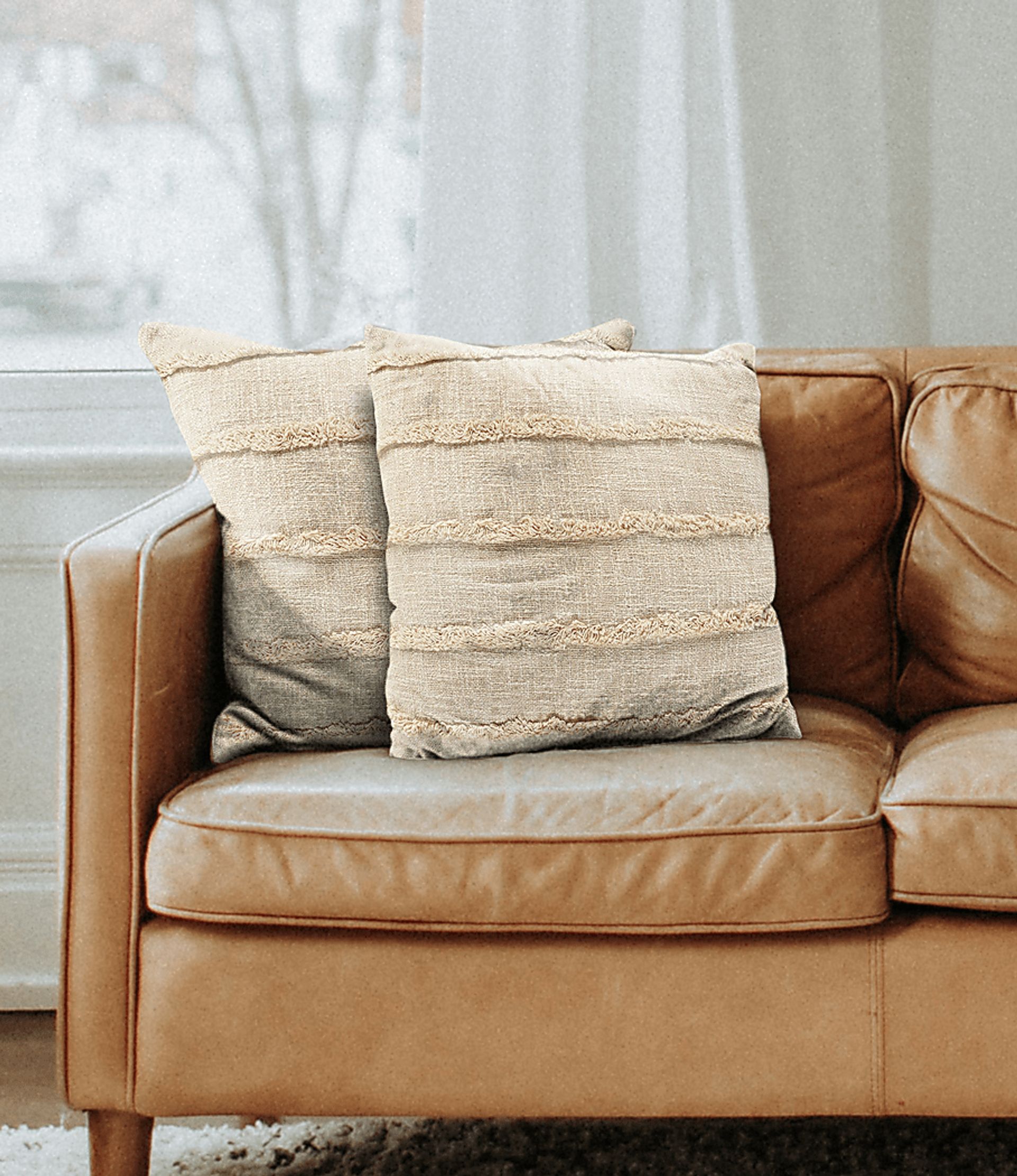 Lorelina Cream Accent Pillow Set of 2 - Image 2