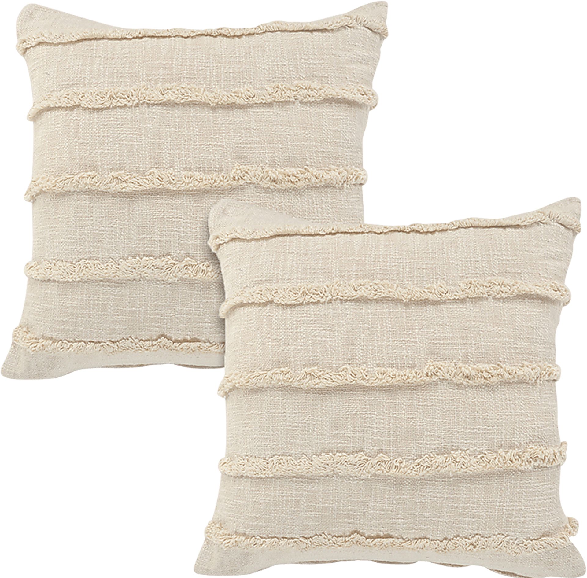 Lorelina Cream Accent Pillow Set of 2 - Image 1
