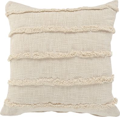 Lorelina Cream Throw Pillow