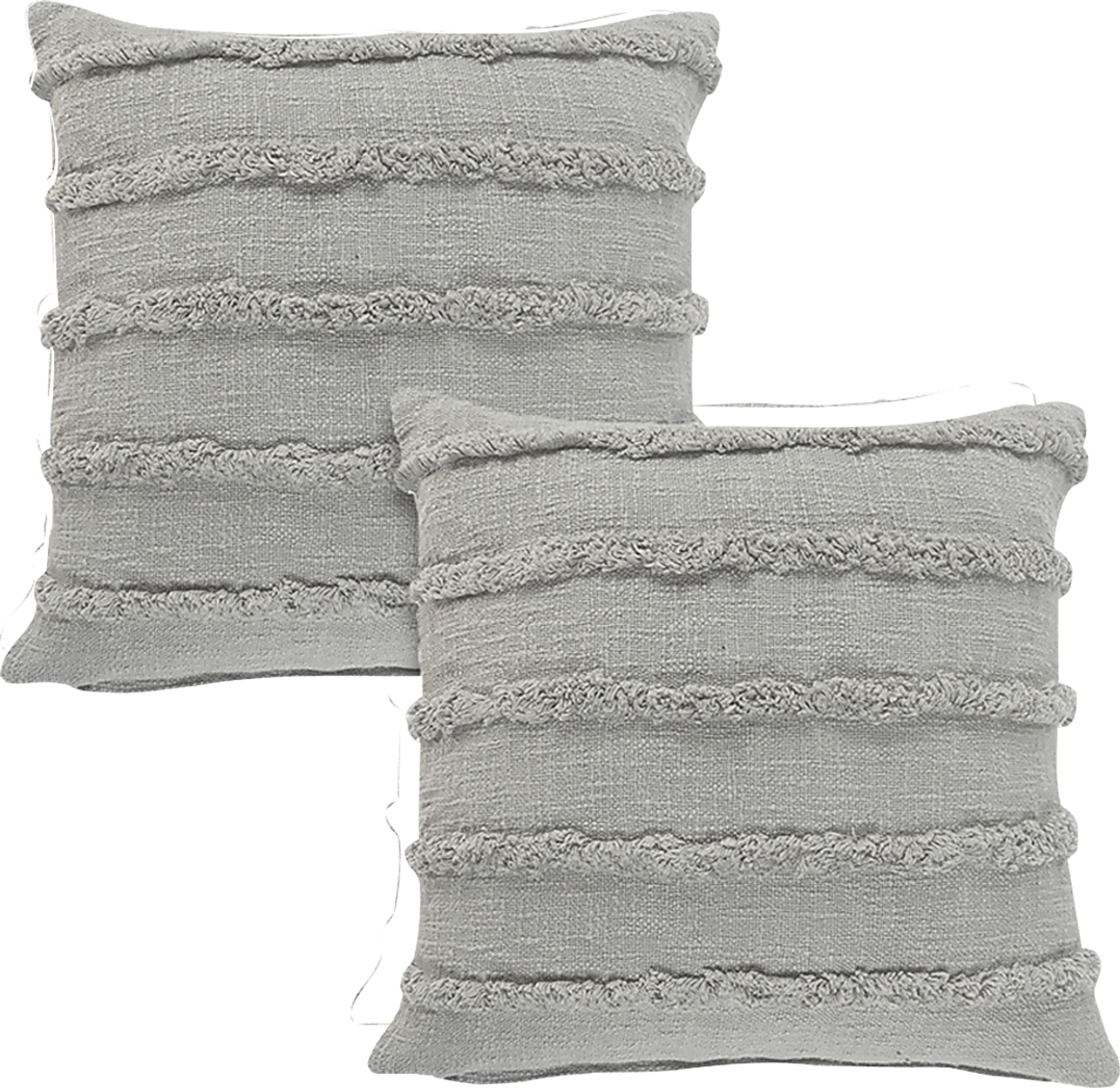 Lorelina Gray Accent Pillow Set of 2 - Image 1