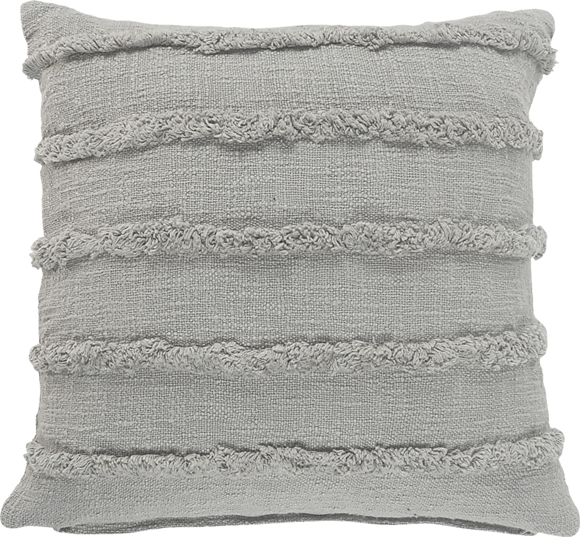 Lorelina Gray Throw Pillow - Image 1
