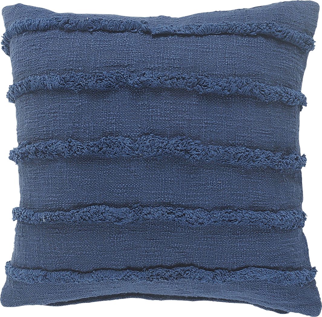 Lorelina Navy Throw Pillow
