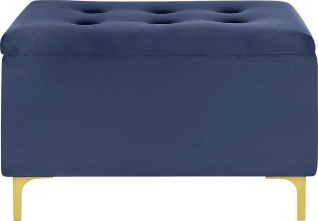 Lorenev I Blue Storage Bench - Thumbnail - Image 1