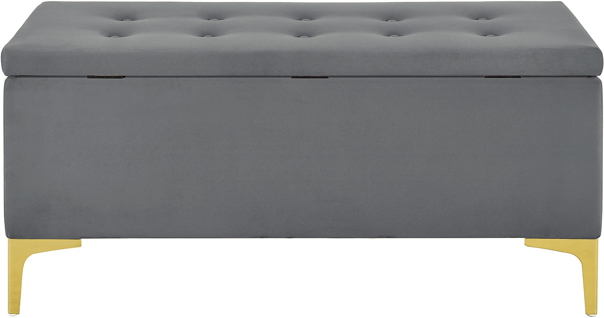 Lorenev II Gray Storage Bench - Image 5