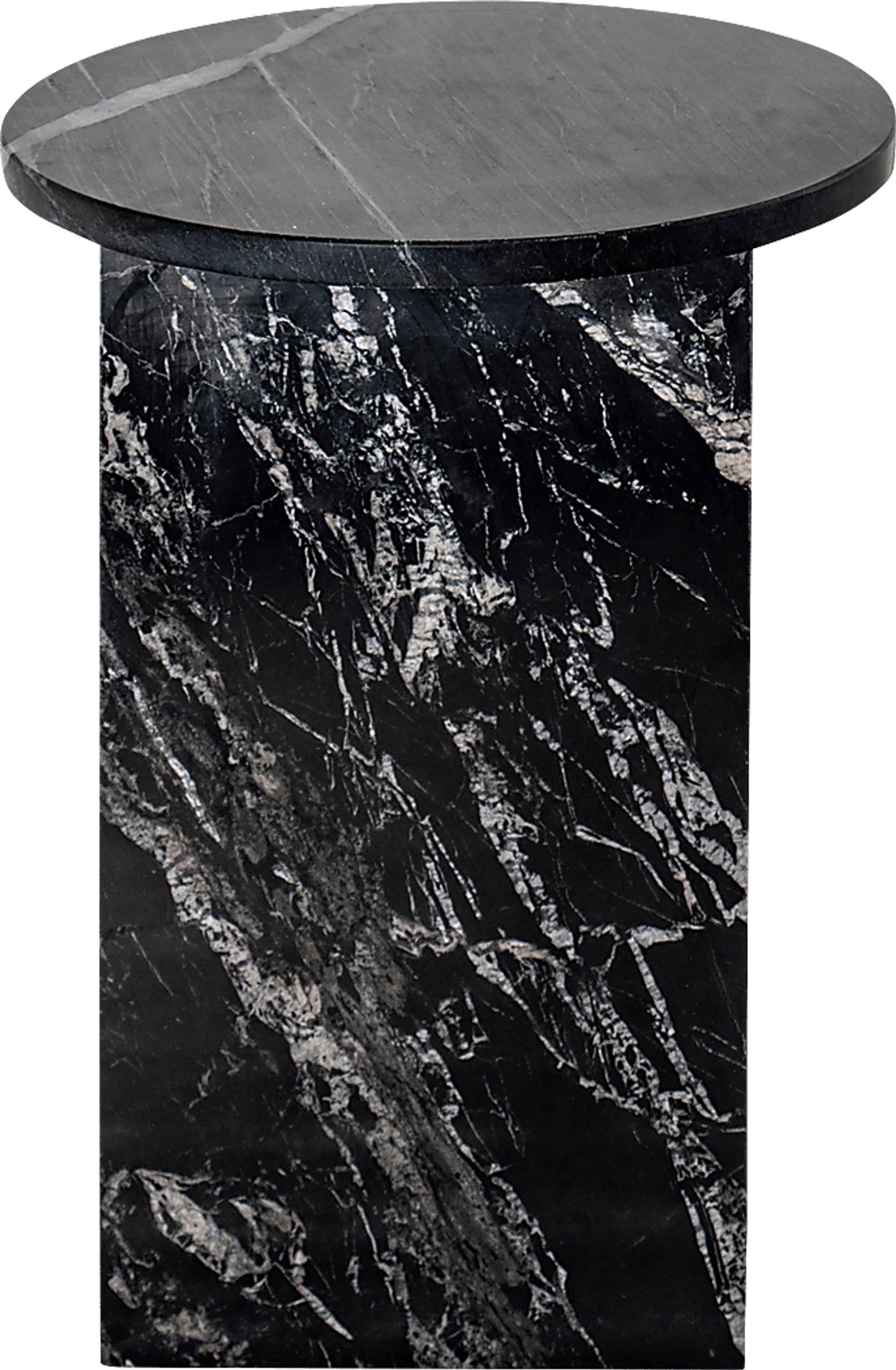Lorent Black Marble End Table - Image 5