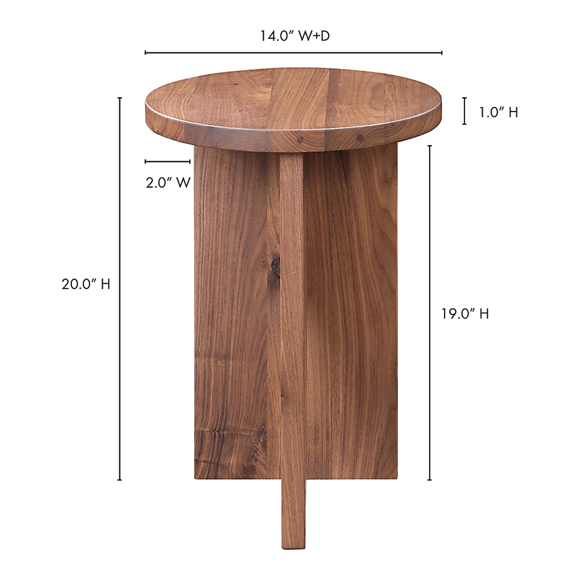 Lorent Brown End Table - Image 2