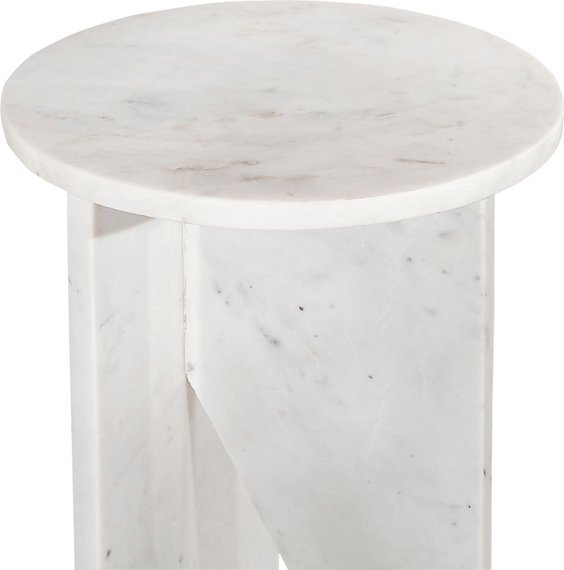 Lorent White End Table - Image 4
