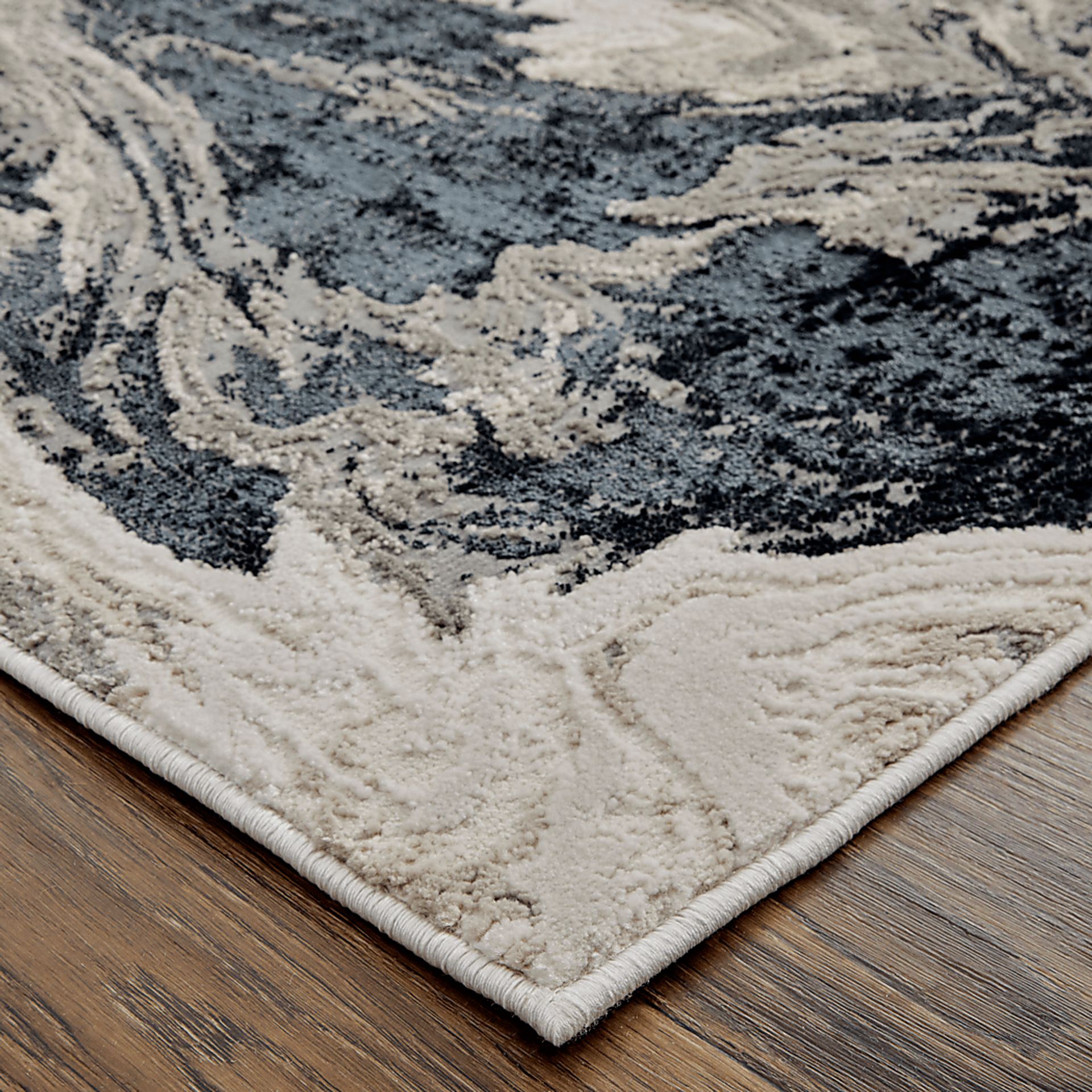 Lorera Ivory/Black 5' x 8' Rug - Image 10