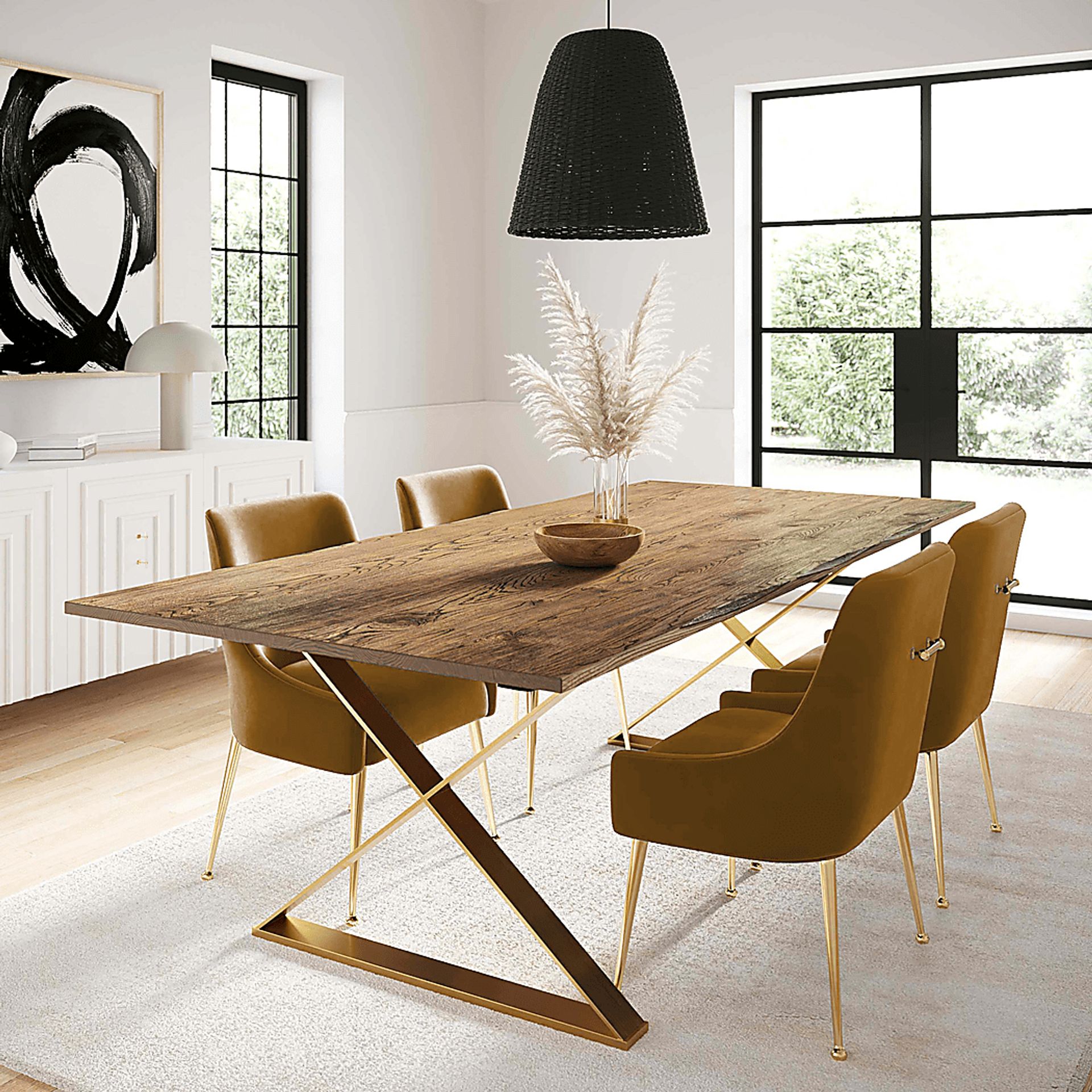 Loretta Brown Dining Chair - Image 2