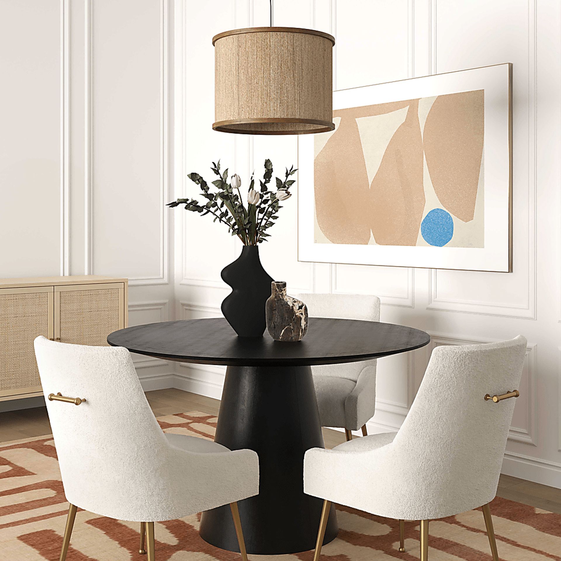 Loretta Cream Dining Chair - Image 2