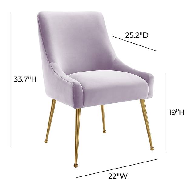 Loretta Lavender Side Chair - Thumbnail - Image 6