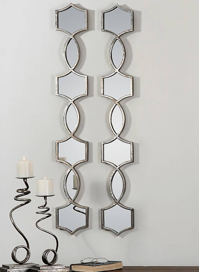 Loridan Silver Mirror, Set of 2 - Thumbnail - Image 2