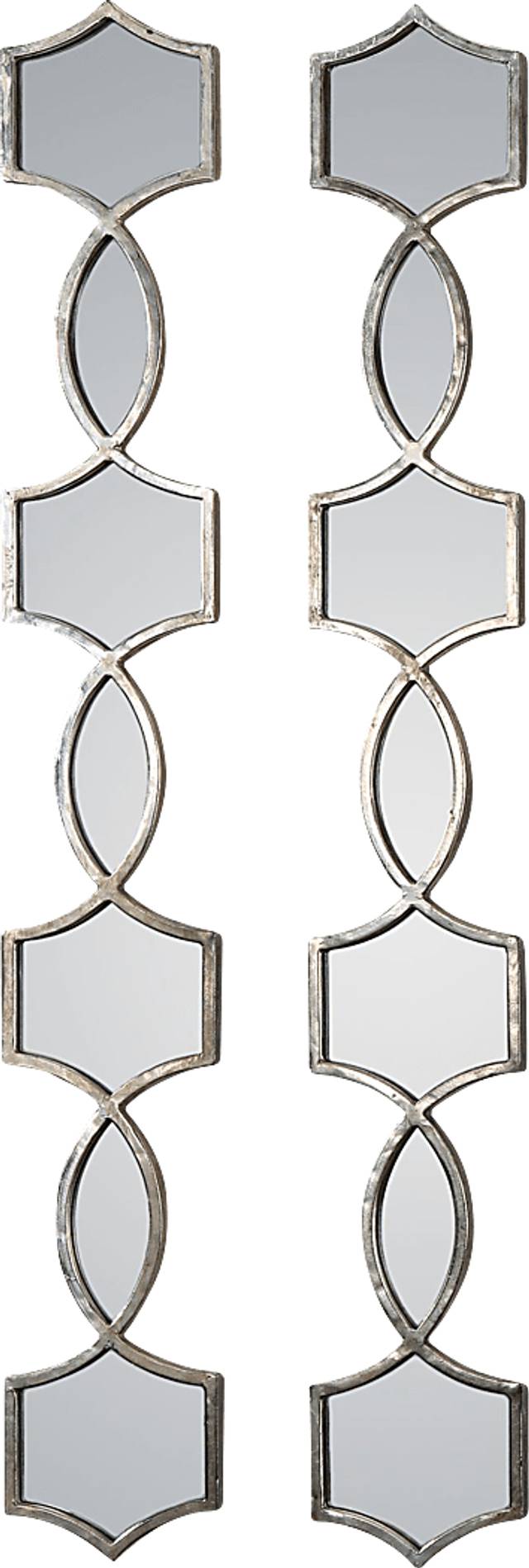 Loridan Silver Mirror, Set of 2 - Thumbnail - Image 1