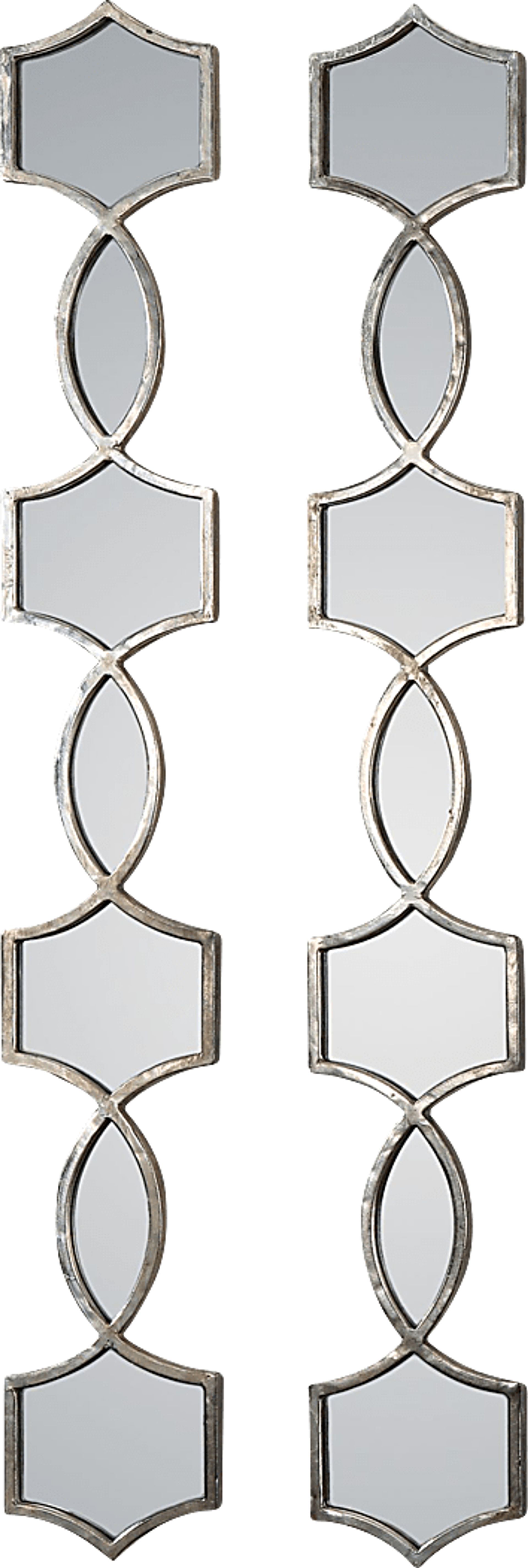 Loridan Silver Mirror, Set of 2 - Image 1