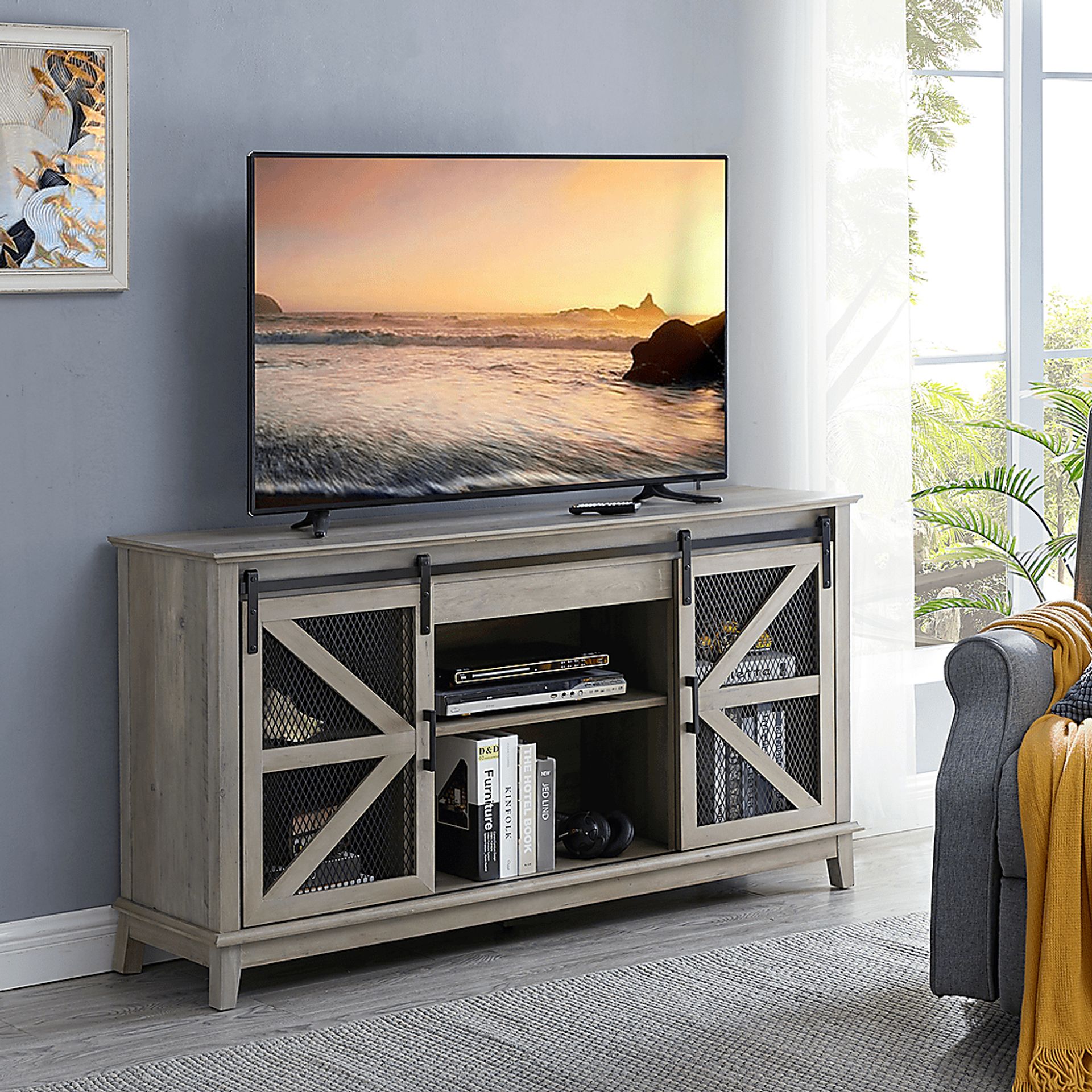 Loril Gray 60 in. Console - Image 6