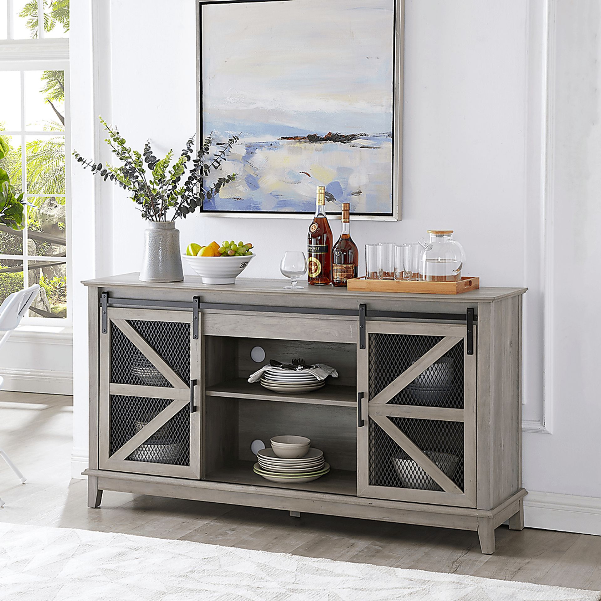 Loril Gray 60 in. Console - Image 9