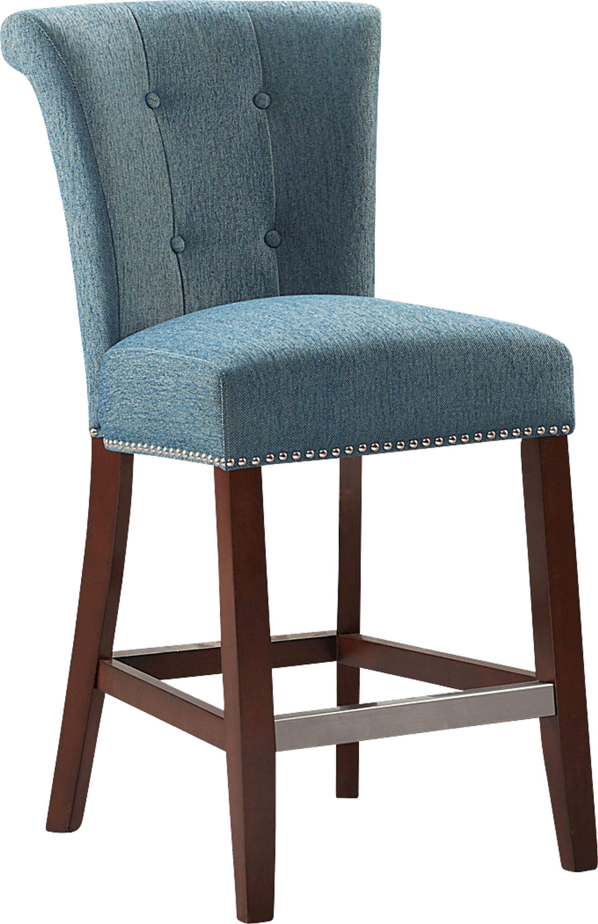 Lorio Blue Counter Height Stool - Image 1