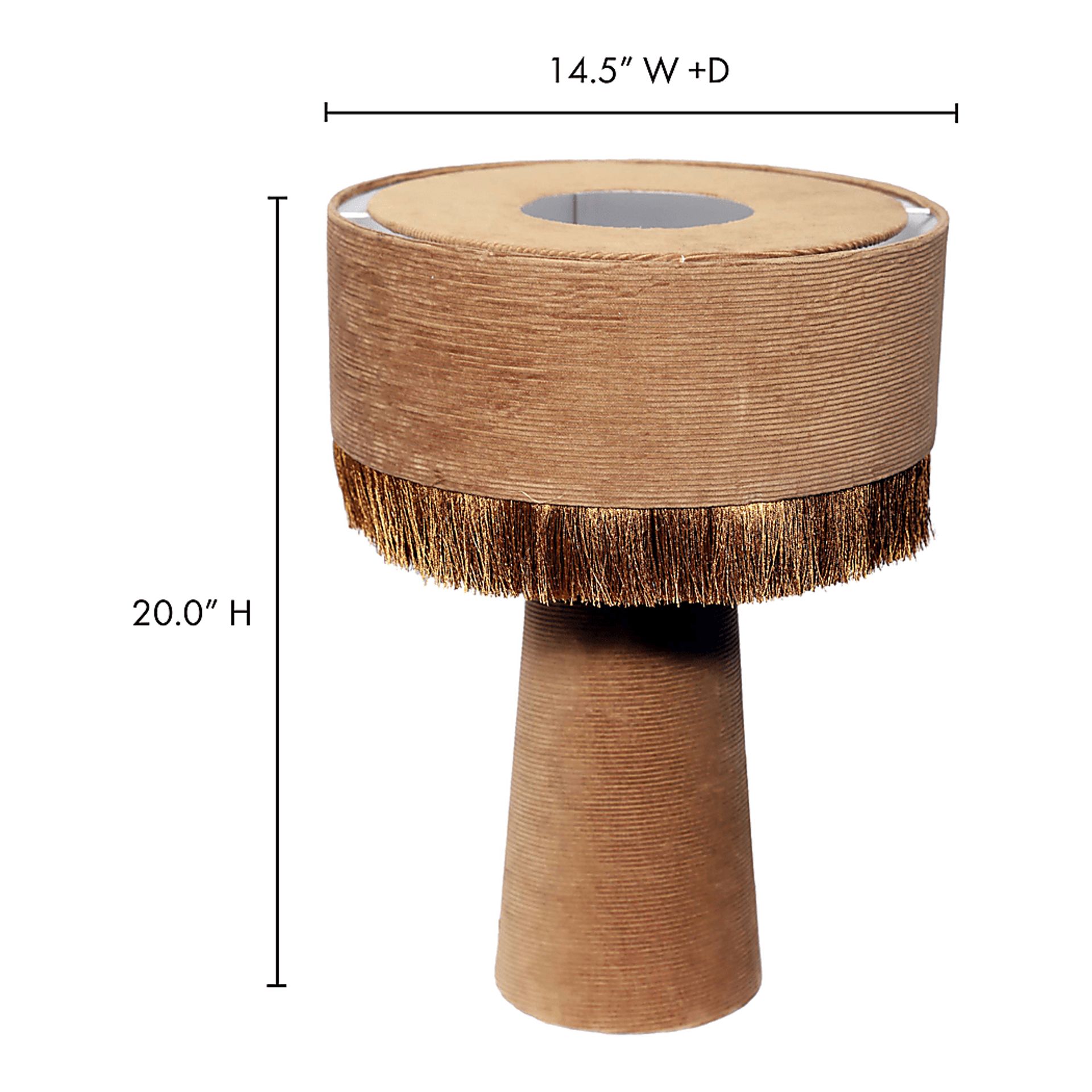 Lorita Orange Table Lamp - Image 3