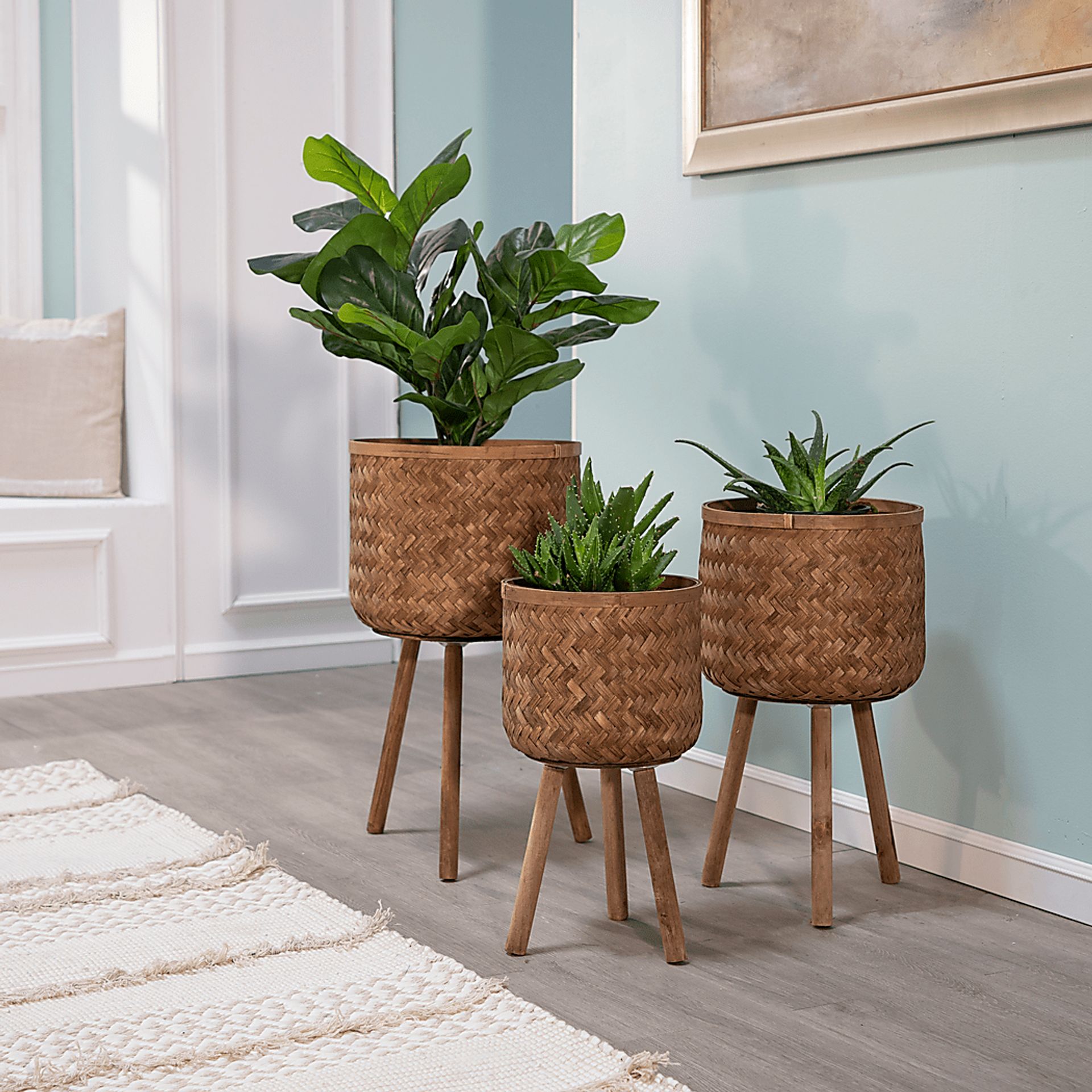 Lornadale Brown Planter, Set of 3 - Image 2