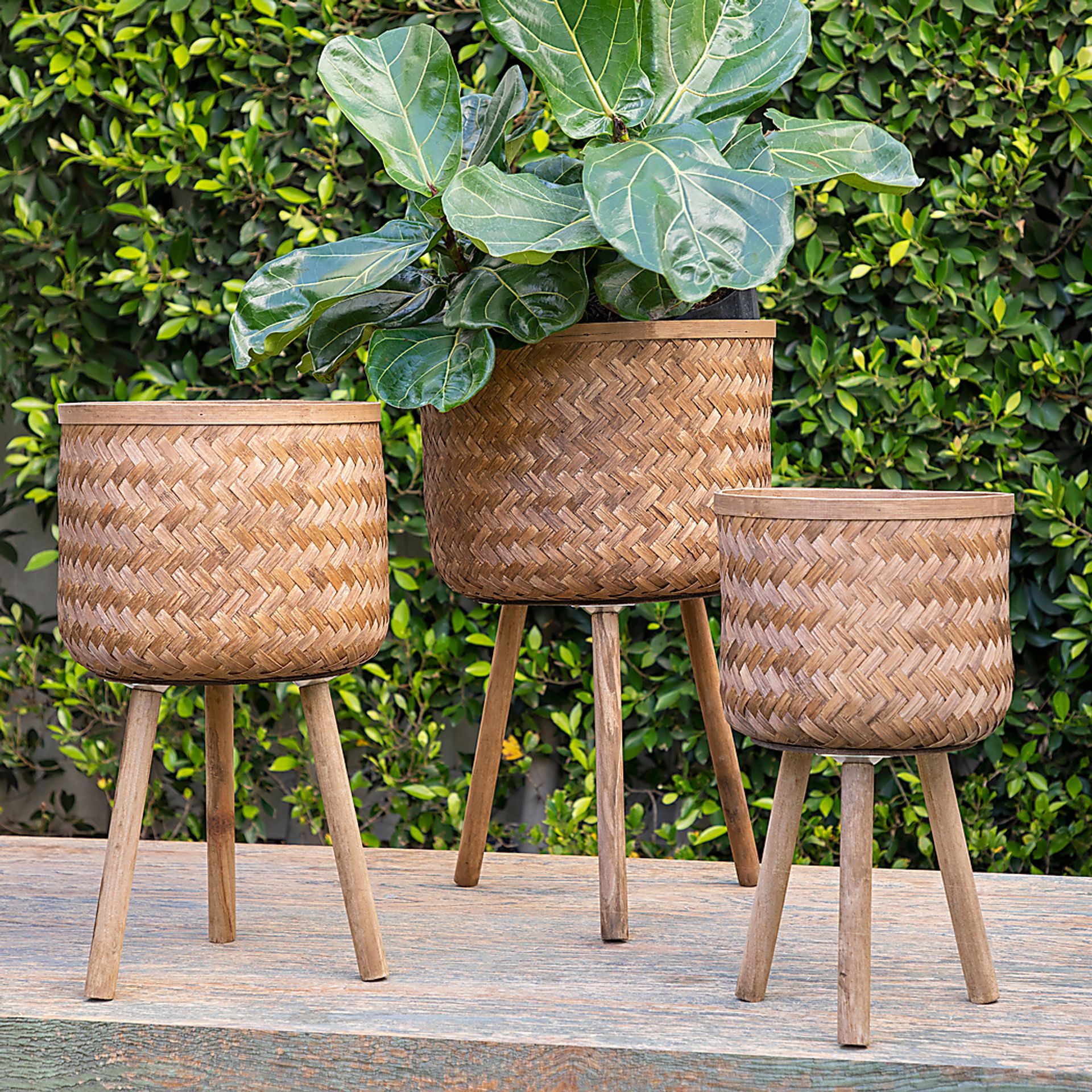 Lornadale Brown Planter, Set of 3 - Image 6