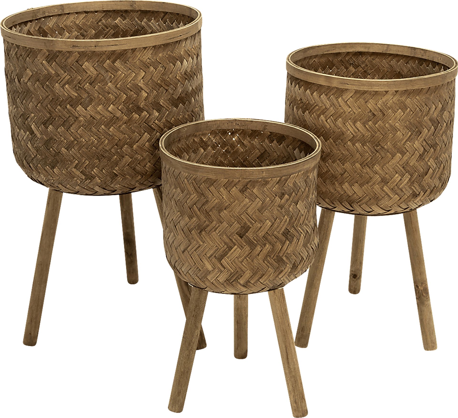 Lornadale Brown Planter, Set of 3 - Image 1