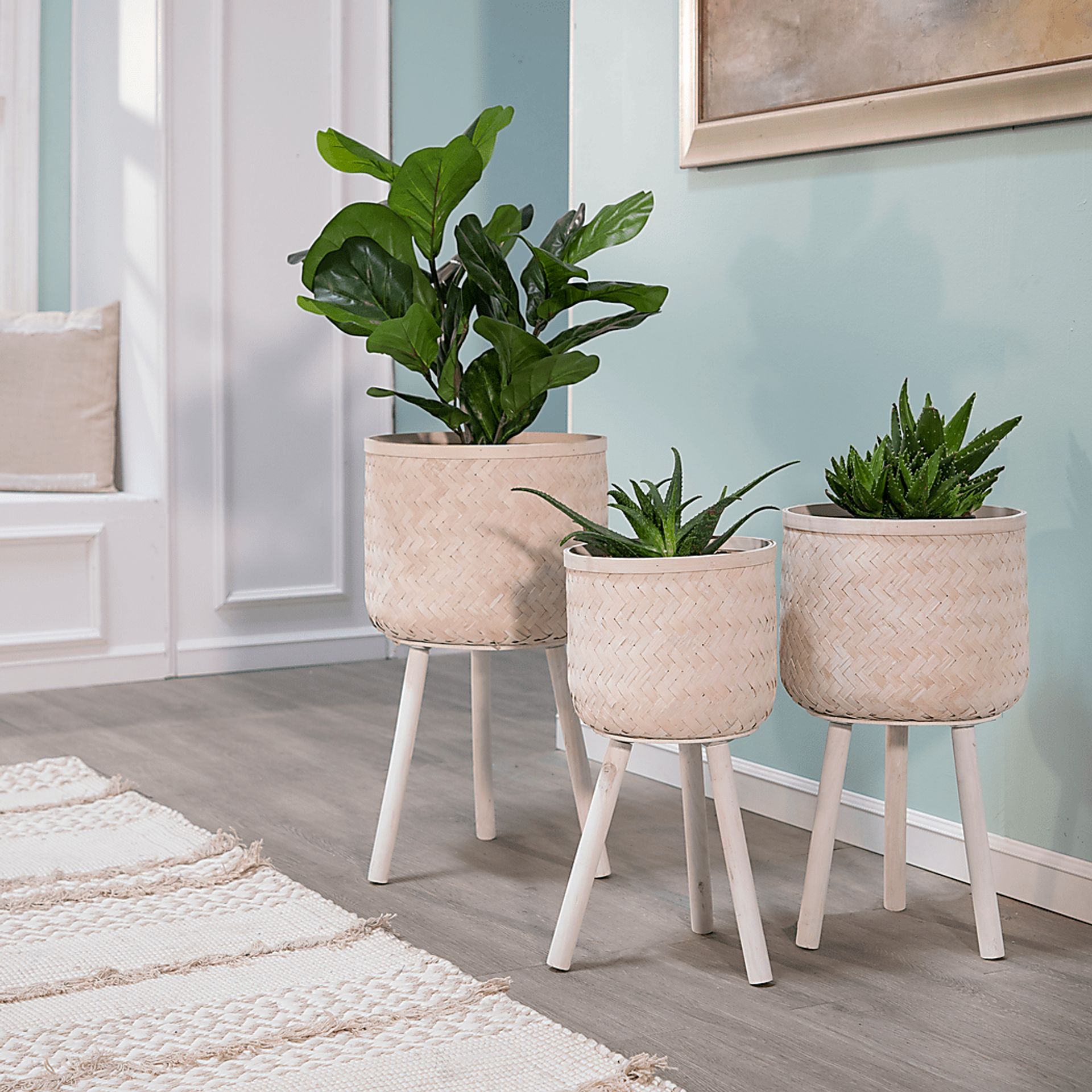 Lornadale White Planter, Set of 3 - Image 2