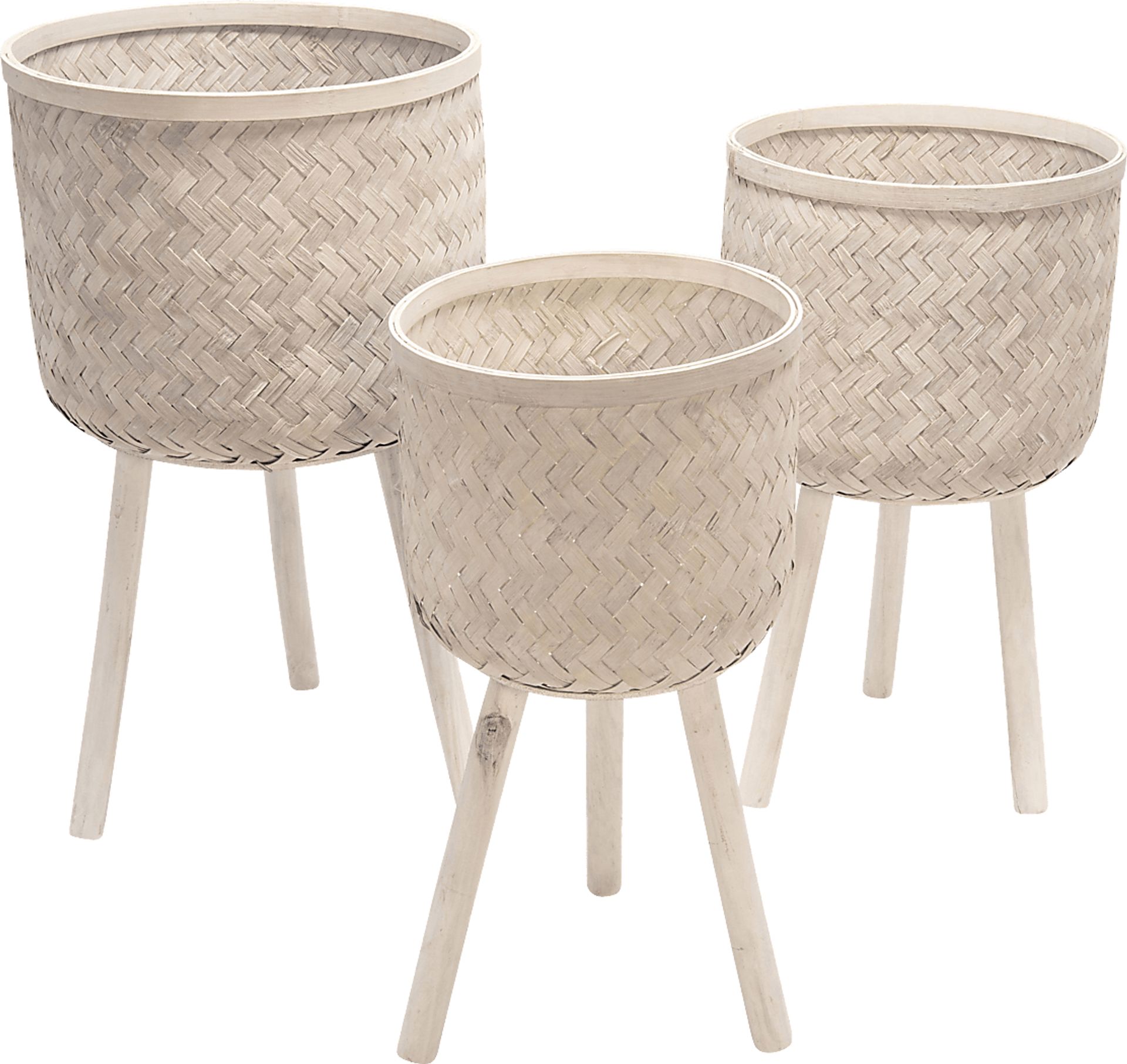 Lornadale White Planter, Set of 3 - Image 1