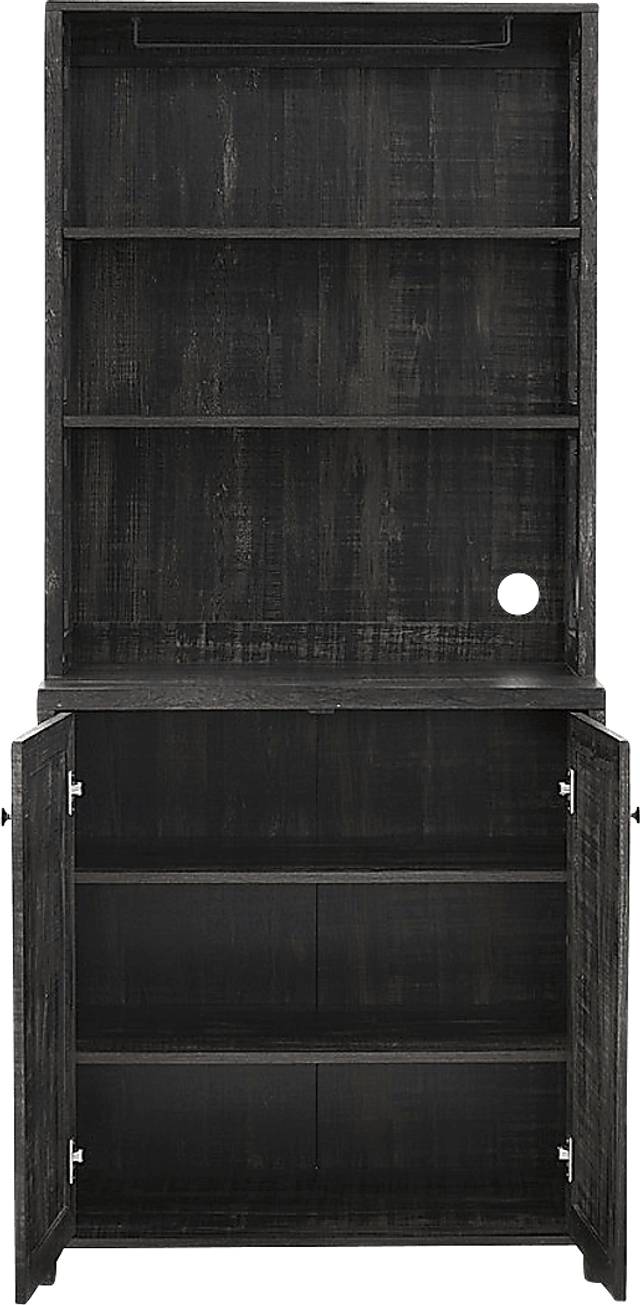 Loron Charcoal Bar Cabinet - Thumbnail - Image 2
