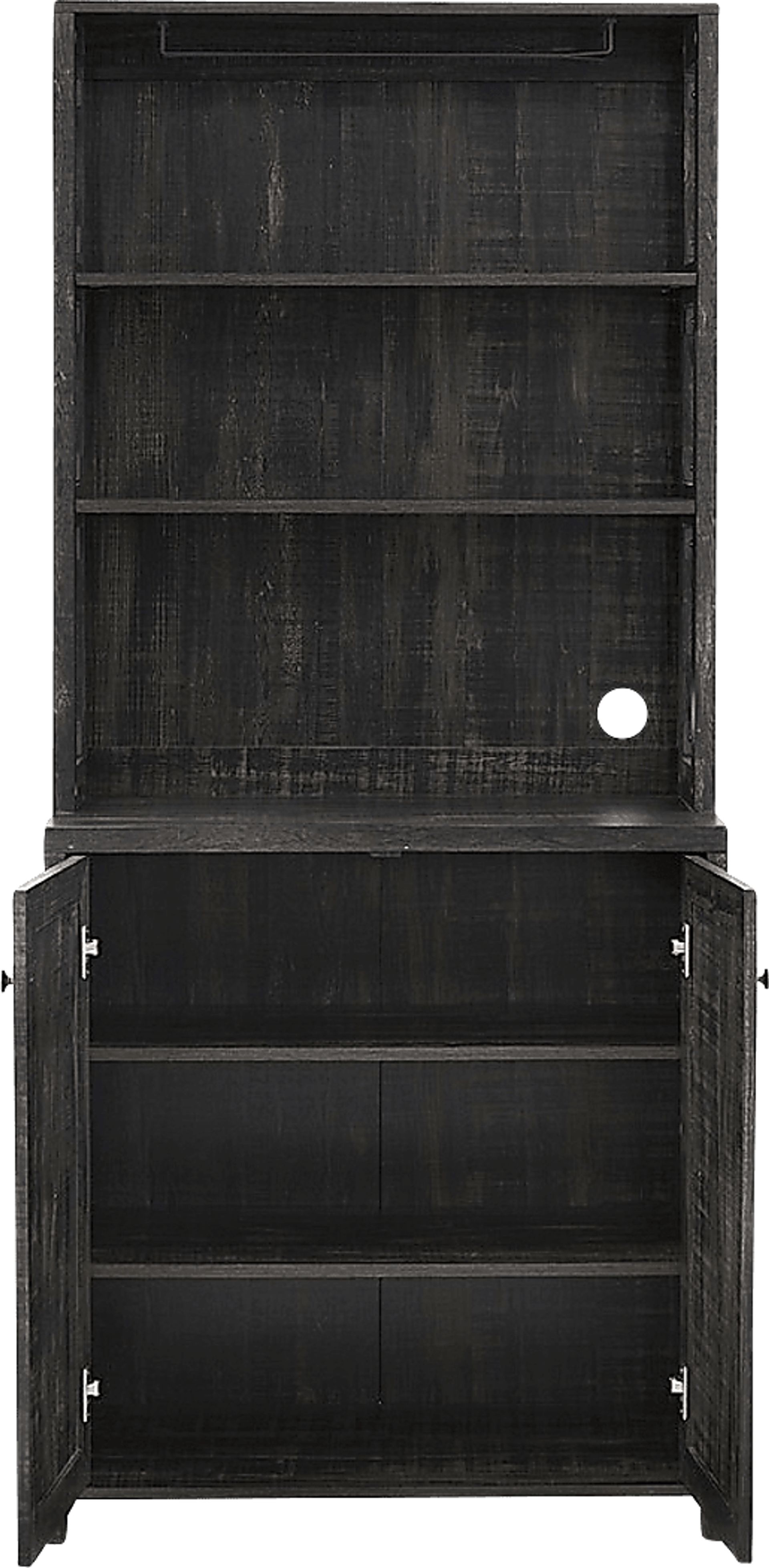 Loron Charcoal Bar Cabinet - Image 2