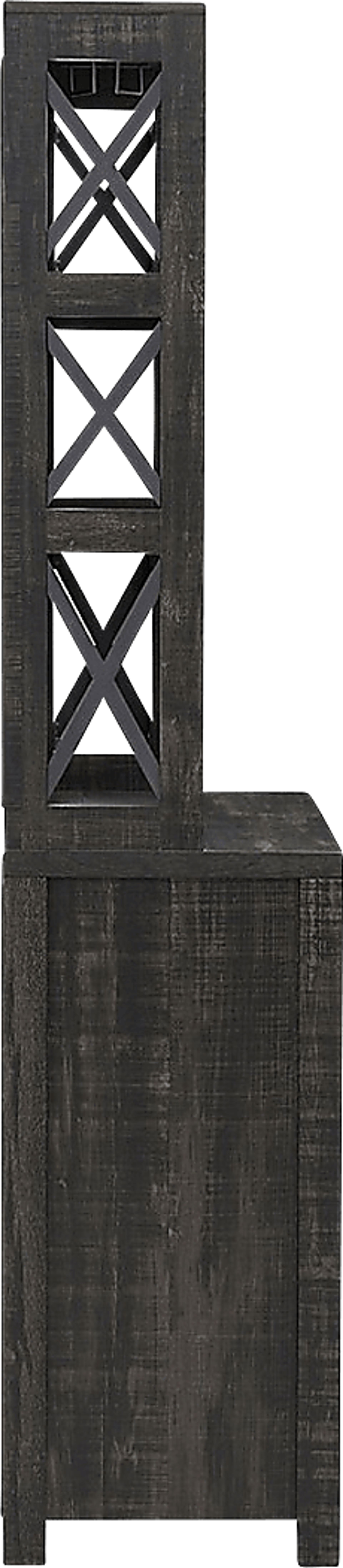 Loron Charcoal Bar Cabinet - Image 3