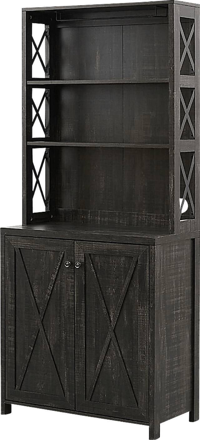 Loron Charcoal Bar Cabinet - Thumbnail - Image 4