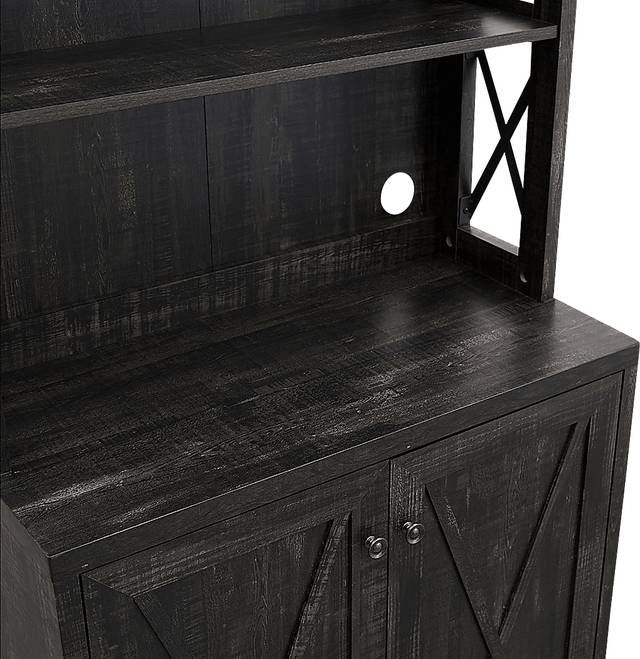 Loron Charcoal Bar Cabinet - Thumbnail - Image 5