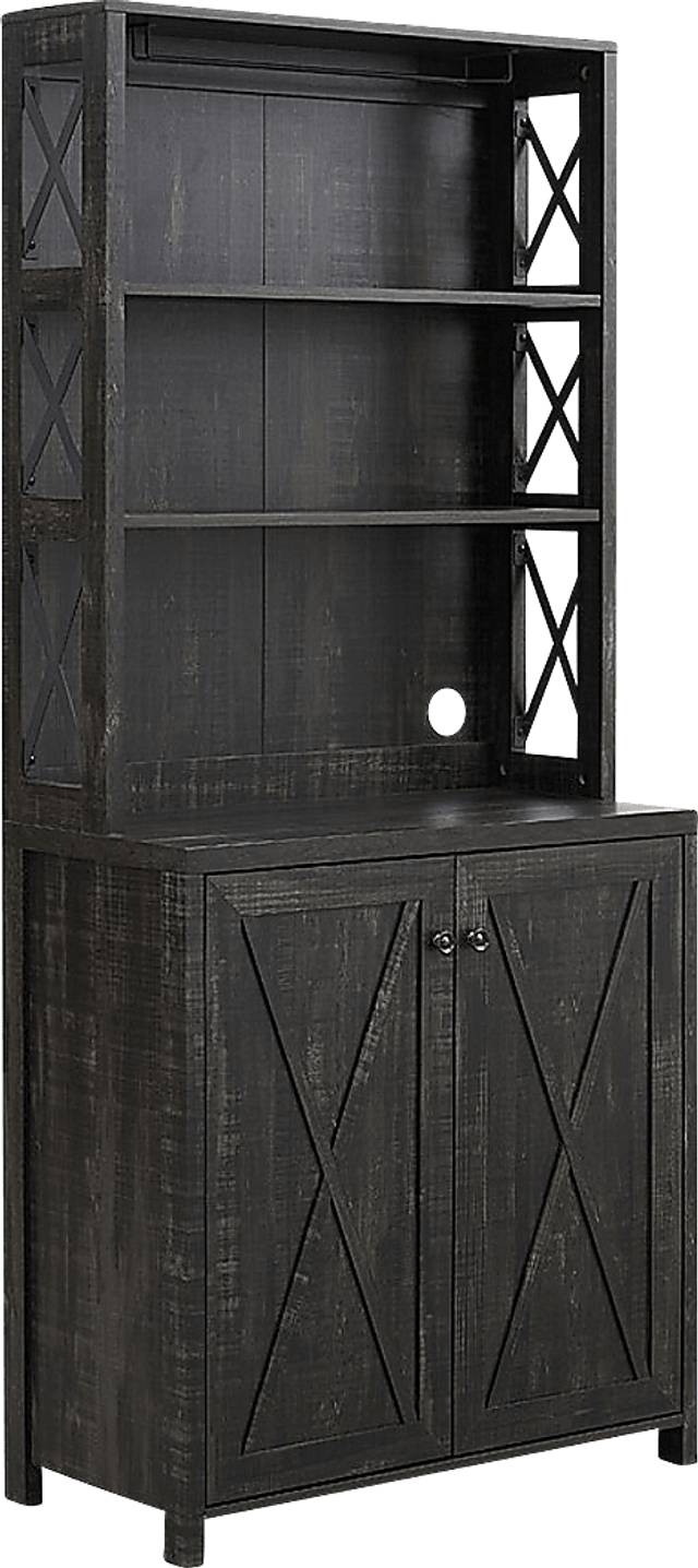 Loron Charcoal Bar Cabinet - Thumbnail - Image 1