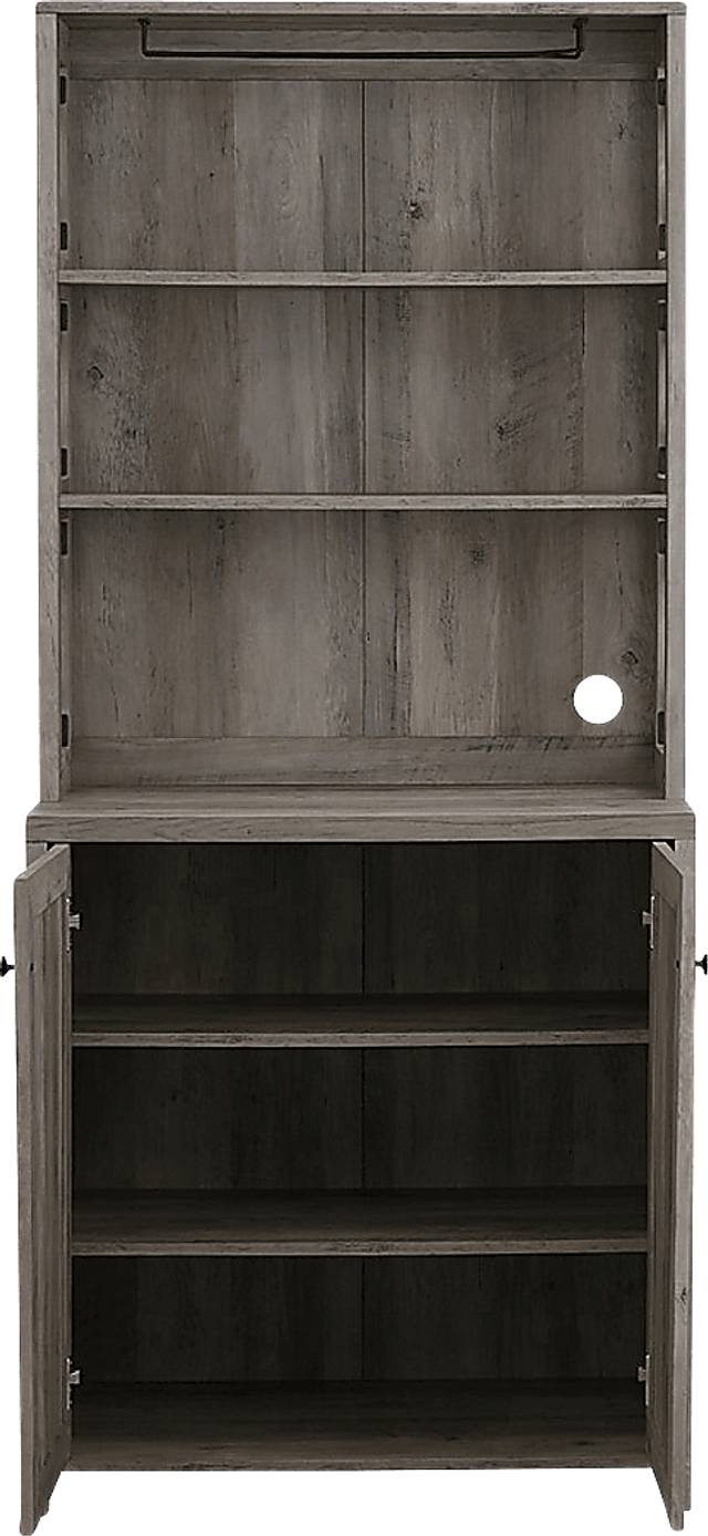 Loron Gray Bar Cabinet - Thumbnail - Image 2