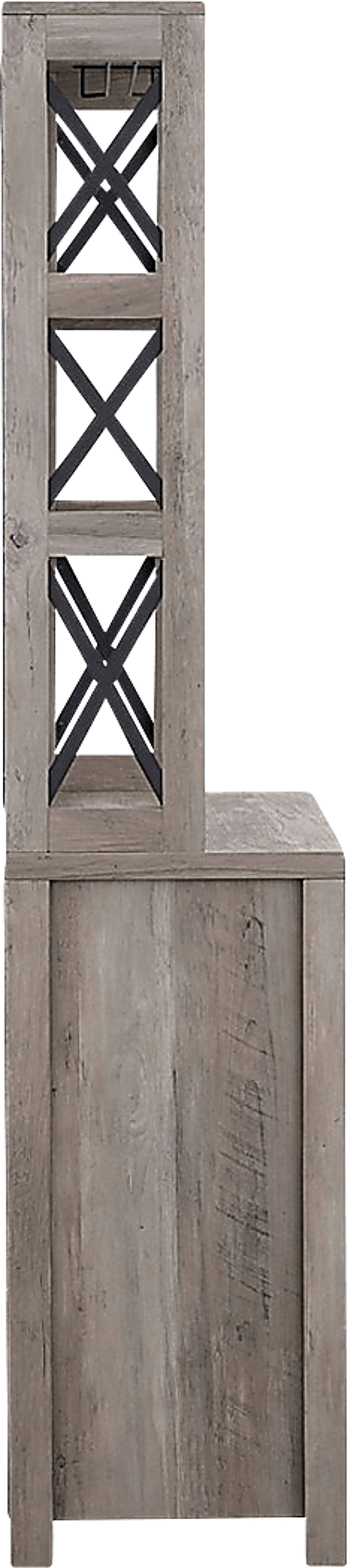 Loron Gray Bar Cabinet - Image 3